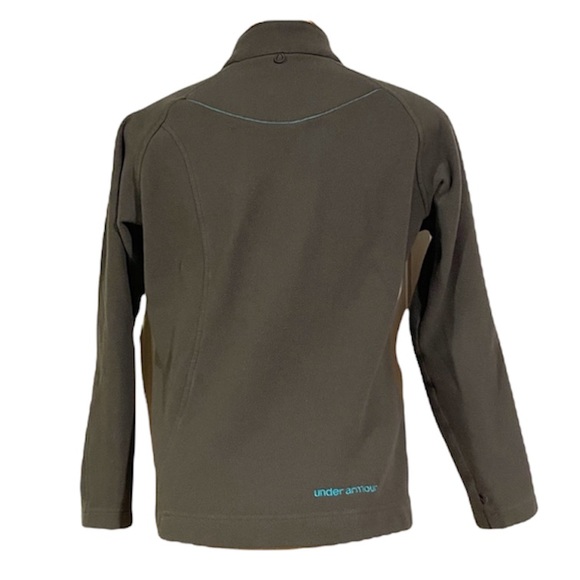 UNDER ARMOUR Fleece Full-Zip Logo Long Sleeve Sweater - Picture 2 of 8